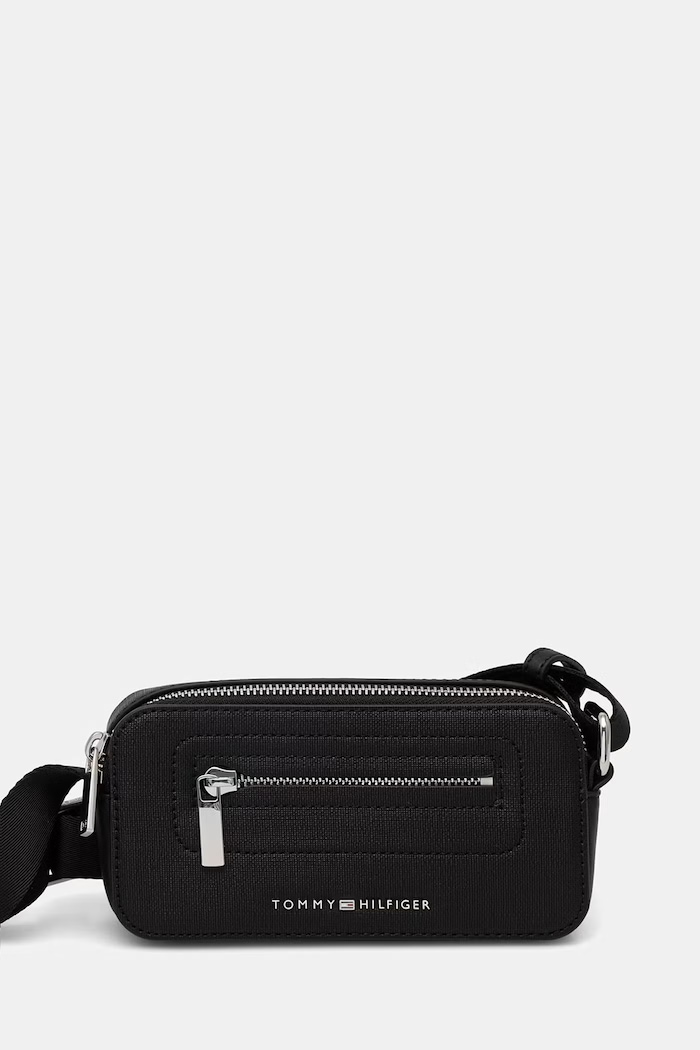 Tommy Hilfiger bustina da uomo nero AM0AM14409