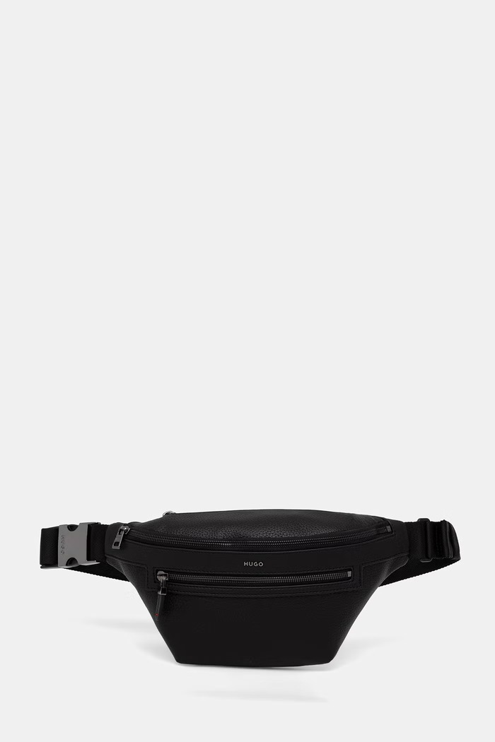 HUGO nerka męska HUKE_BUMBAG czarny 50568365