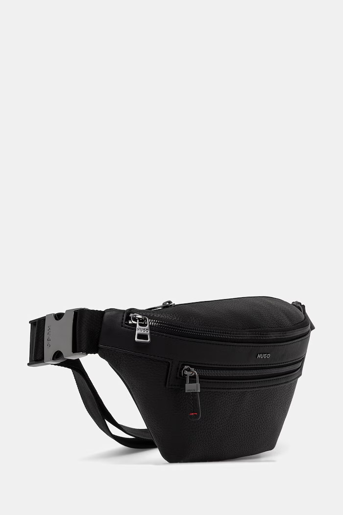 HUGO nerka męska HUKE_BUMBAG 50568365 czarny AW26