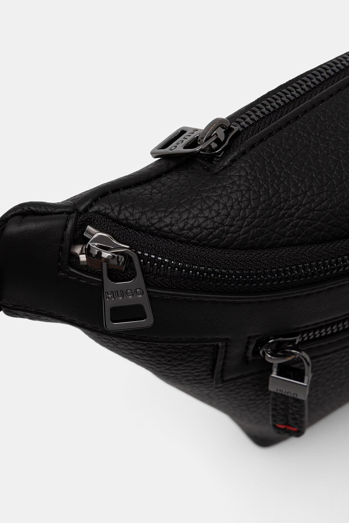 HUGO nerka męska HUKE_BUMBAG czarny 50568365