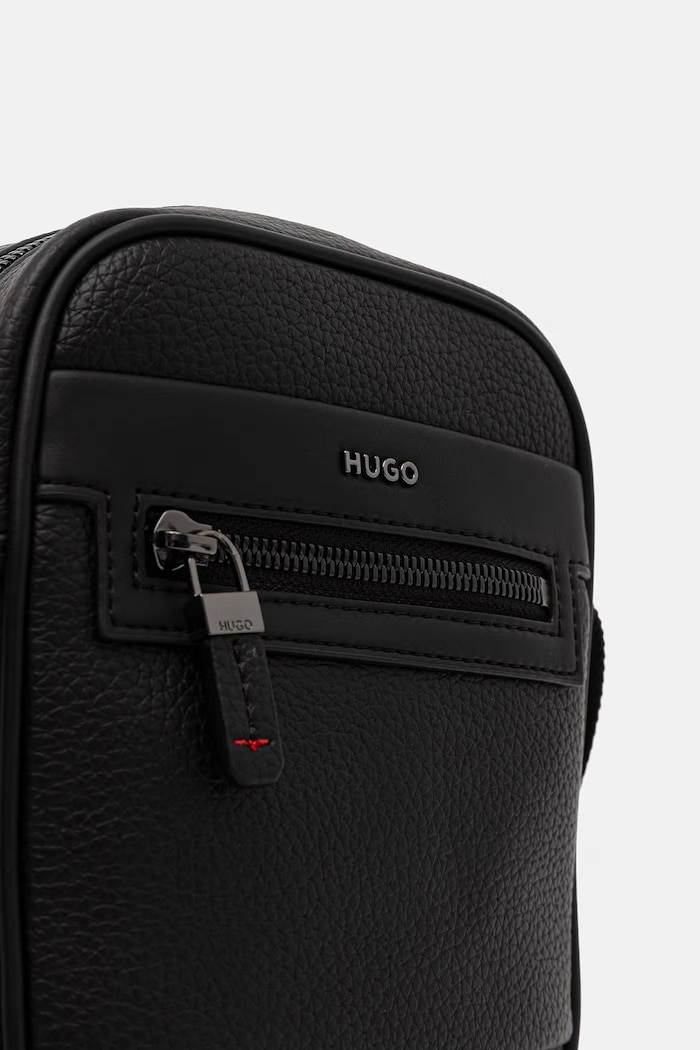 HUGO saszetka męska HUKE_NS Zip czarny 50568353