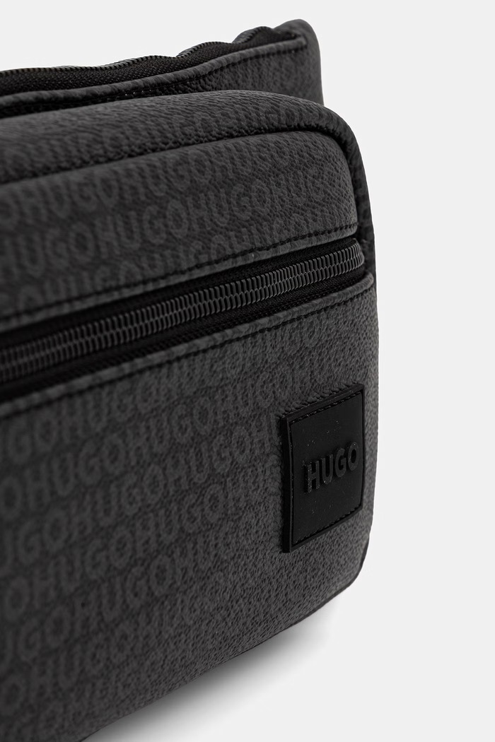 HUGO сумка на пояс для мужчин из искусственной кожи Ethon2.0HI_DMN_bmbag чёрный 50568330