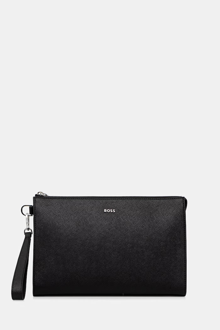 BOSS tasak férfi bőr Northon_Clutch fekete 50572464