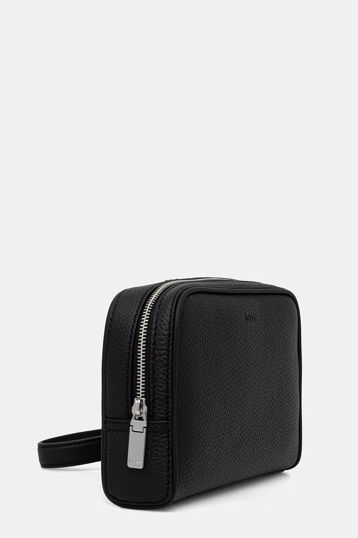 BOSS tasak férfi bőr New Crosstown_Clutch 50567685 fekete AW26
