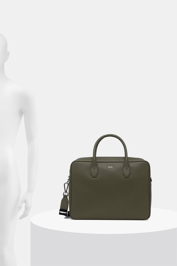 BOSS torba na laptopa męska skórzana Northon_Doc. Case 50567389