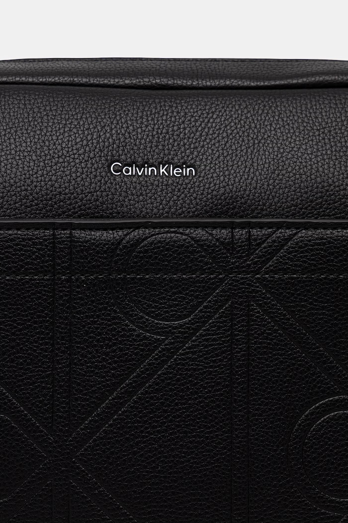 Akcesoria Calvin Klein torba męska z imitacji skóry LV04D3526G czarny