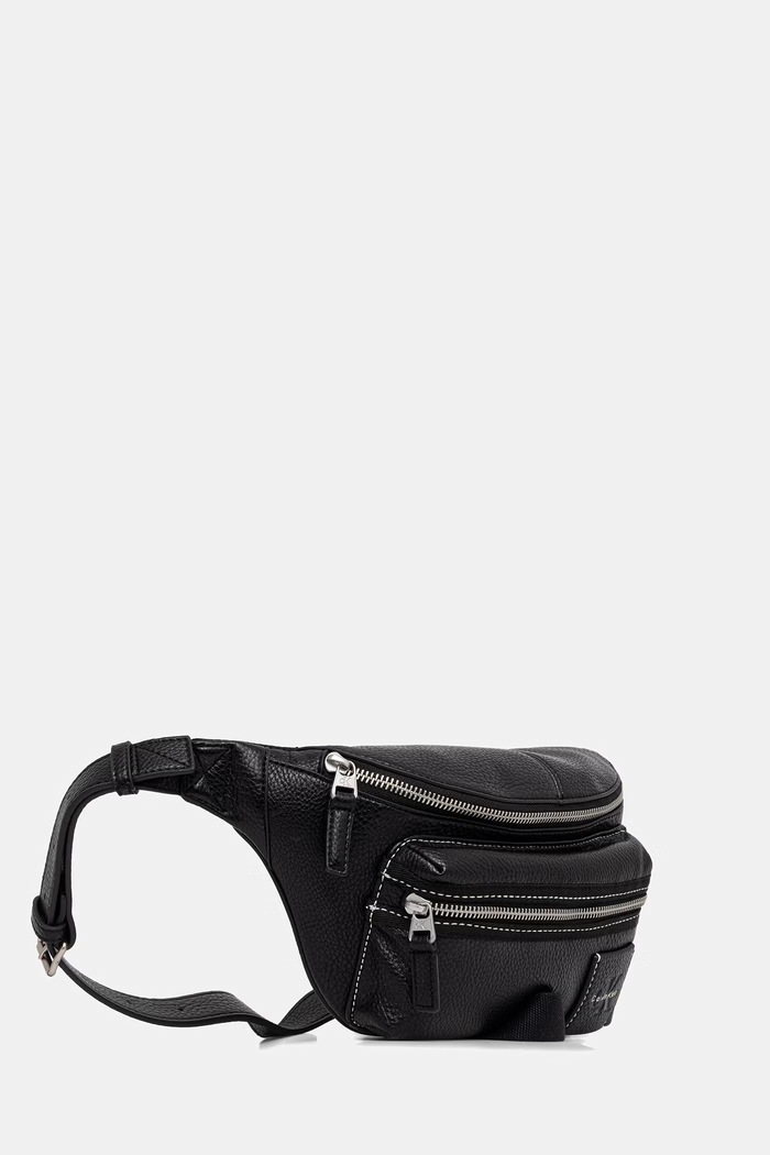 Calvin Klein torba oko struka za muškarce od imitacije kože LV04D3427G crna AW26