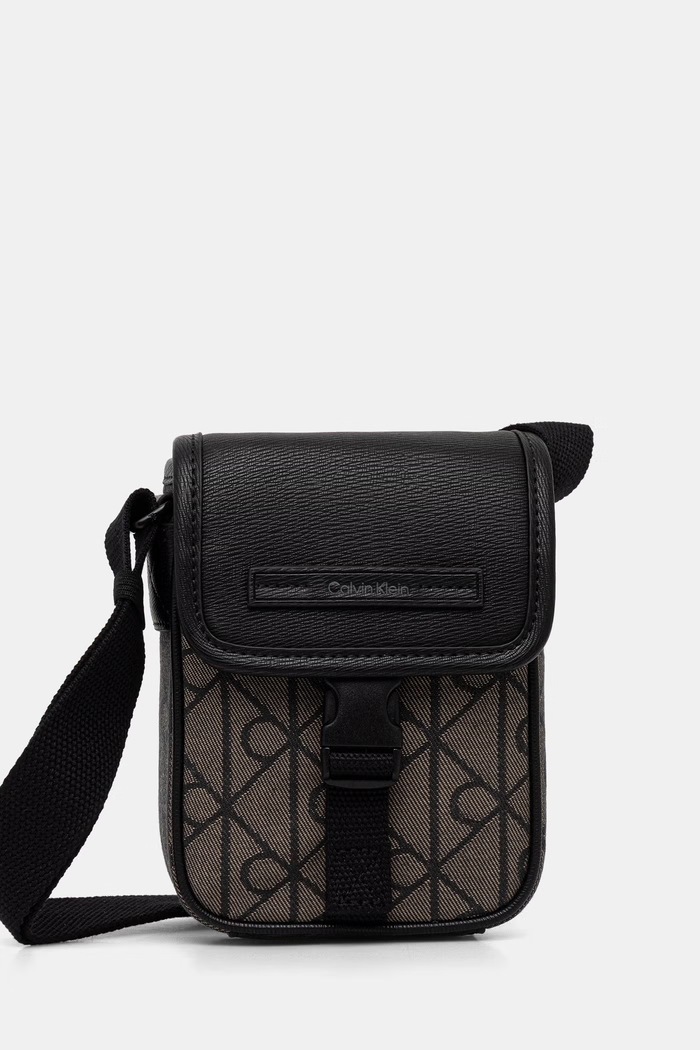 Calvin Klein saszetka męska brązowy LV04D3527G