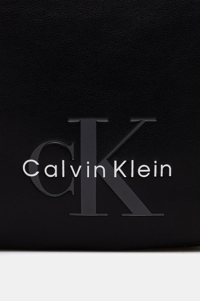 Akcesoria Calvin Klein saszetka męska z imitacji skóry LV04D3449G czarny