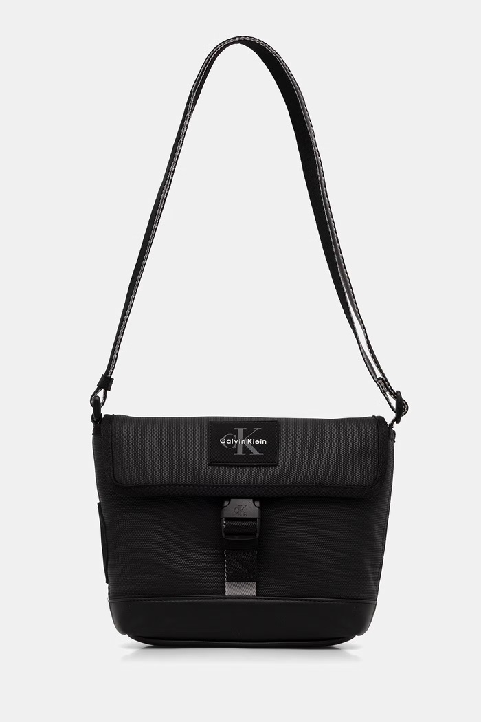 Calvin Klein чанта през рамо мъжка черен LV04D3443G