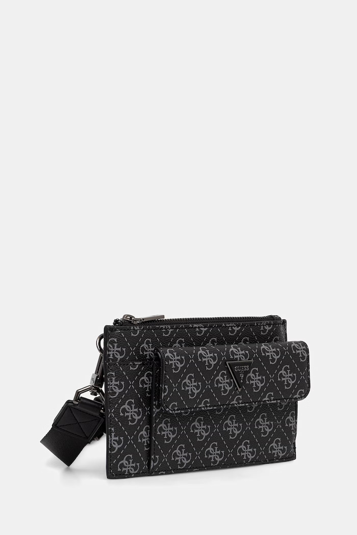 Guess vrecko pánske z imitácie kože MILANO HMMILO.P6391 čierna AW26