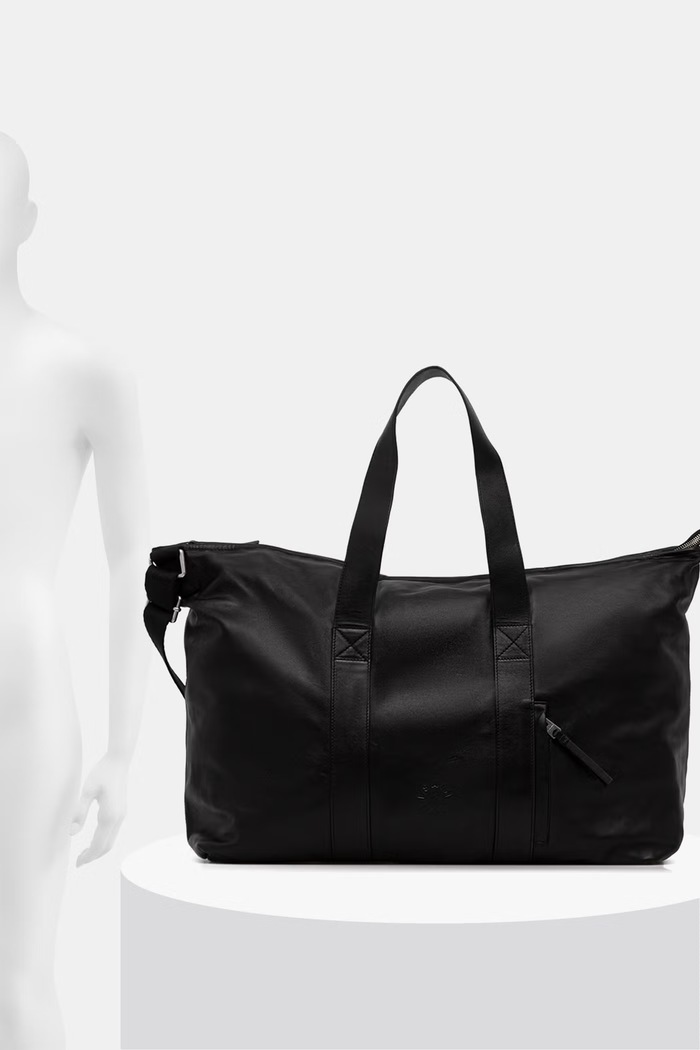 AllSaints torba podróżna męska skórzana KEI M183XD