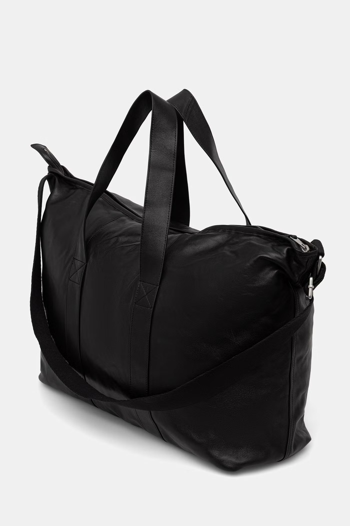 Akcesoria AllSaints torba podróżna męska skórzana KEI M183XD czarny