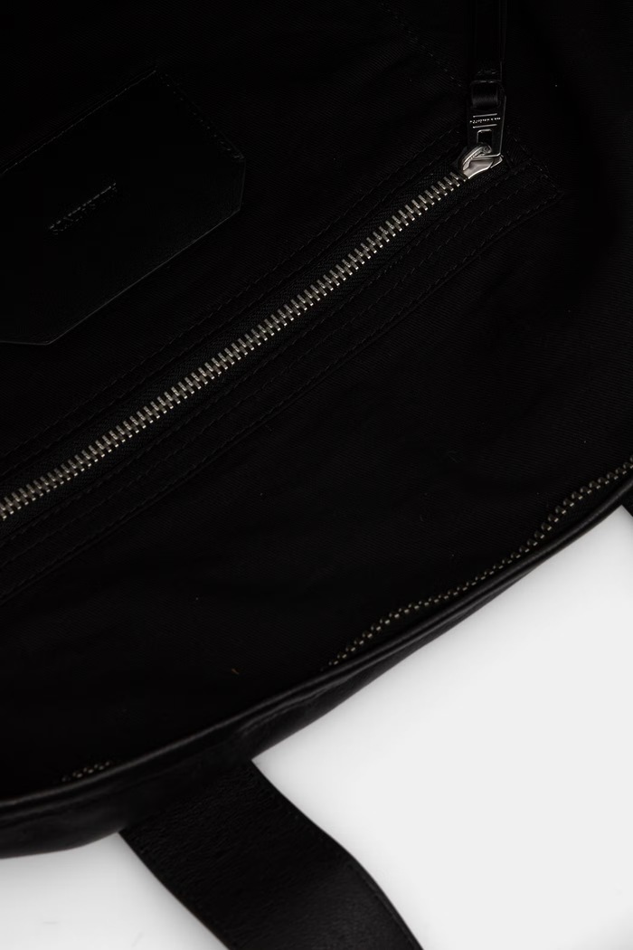 AllSaints torba podróżna męska skórzana KEI M183XD czarny