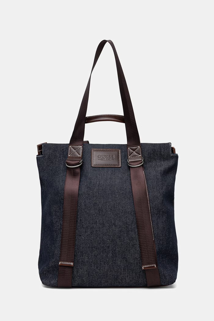 Guess torba męska jeansowa OSLO granatowy HMOSDE.P6312