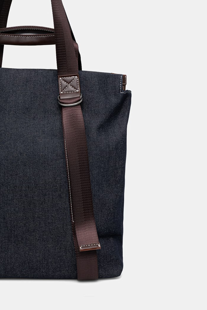Akcesoria Guess torba męska jeansowa OSLO HMOSDE.P6312 granatowy
