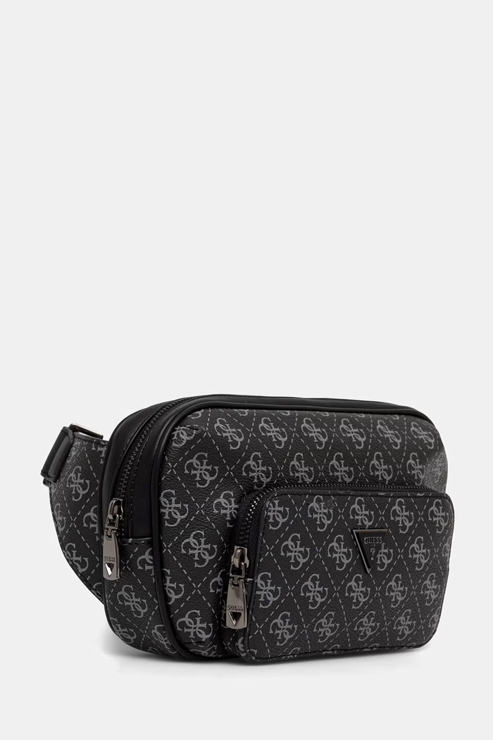 Guess vrecko pánske z imitácie kože MILANO HMMILO.P6398 čierna AW26