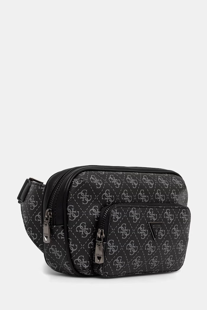 Guess vrecko pánske z imitácie kože MILANO HMMILO.P6398 čierna AW26