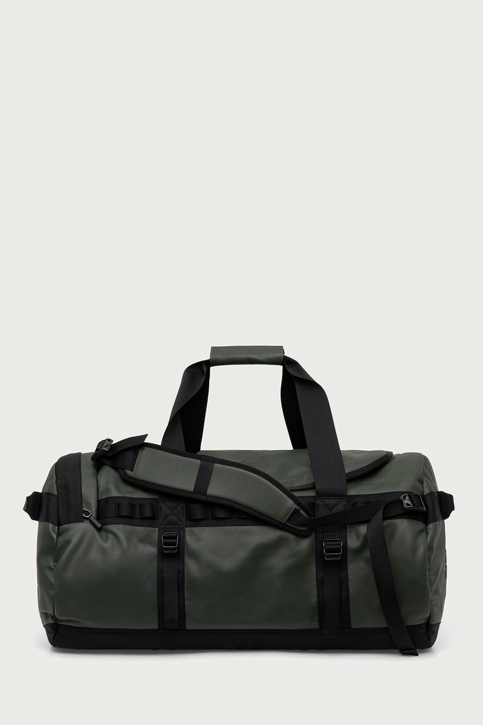 The North Face Leather Pack Base Camp Duffel torba podróżna skórzana zielony NF0A8NTGNLW1