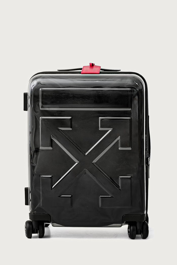 Off-White Quote Arrow Trolley valiză rigidă negru OWUNG01F26PL01