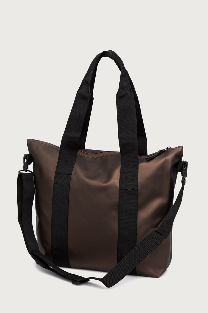Akcesoria Rains Torba Tote Bag Mini 14160.182 brązowy