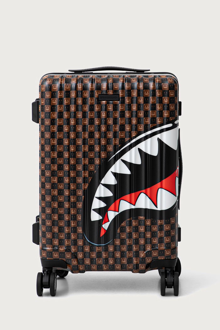 Sprayground Walizka SHARKS IN PARIS brązowy 910CL327NSZ