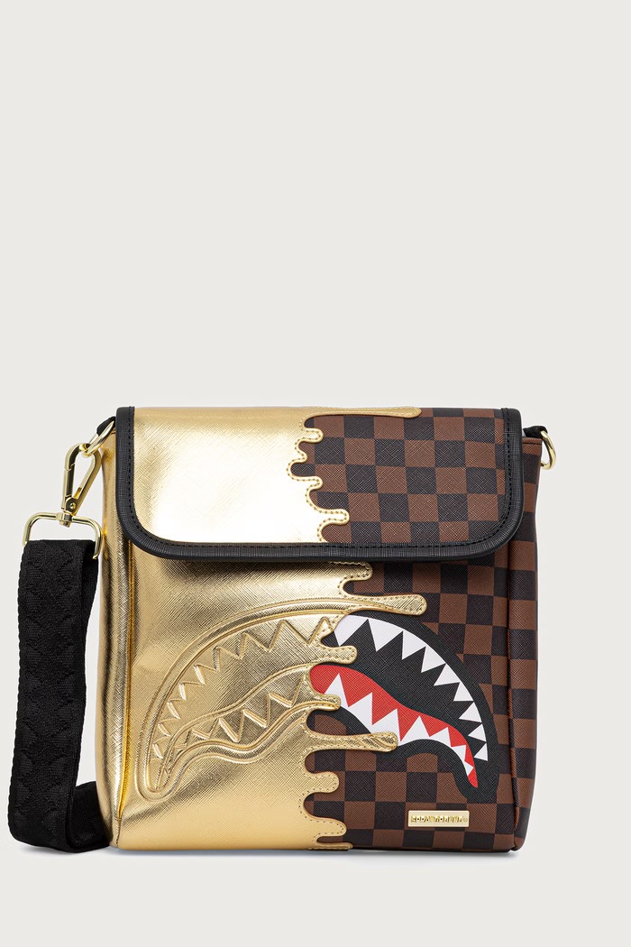Sprayground Saszetka SHARKS IN PARIS brązowy 910B9340NSZ