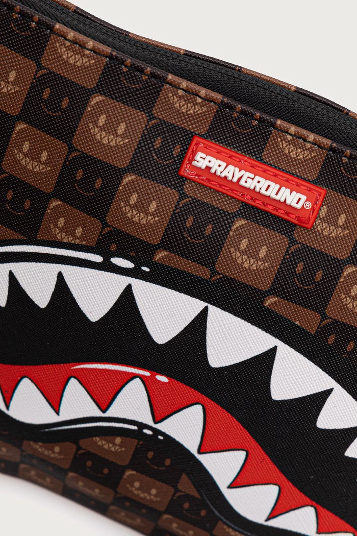 Saszetka SHARKS IN PARIS Sprayground 910B9307NSZ brązowy