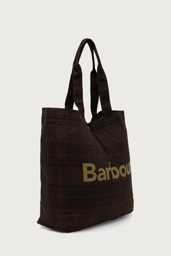 Barbour Shopperka bawełniana UBA0798 brązowy AW26