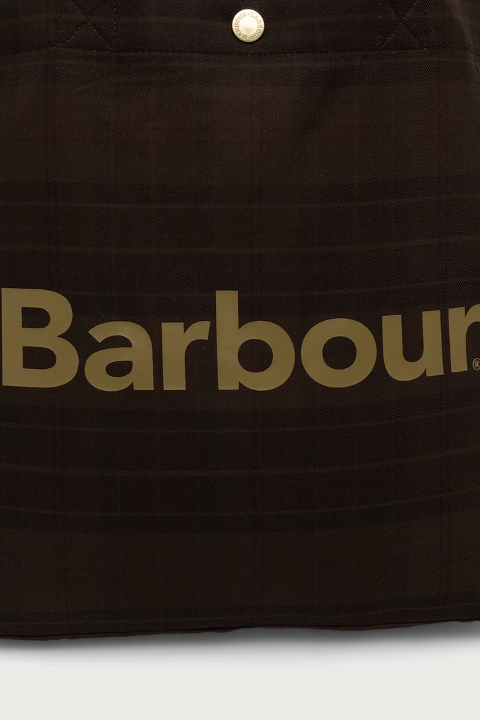 Shopperka bawełniana Barbour UBA0798 brązowy