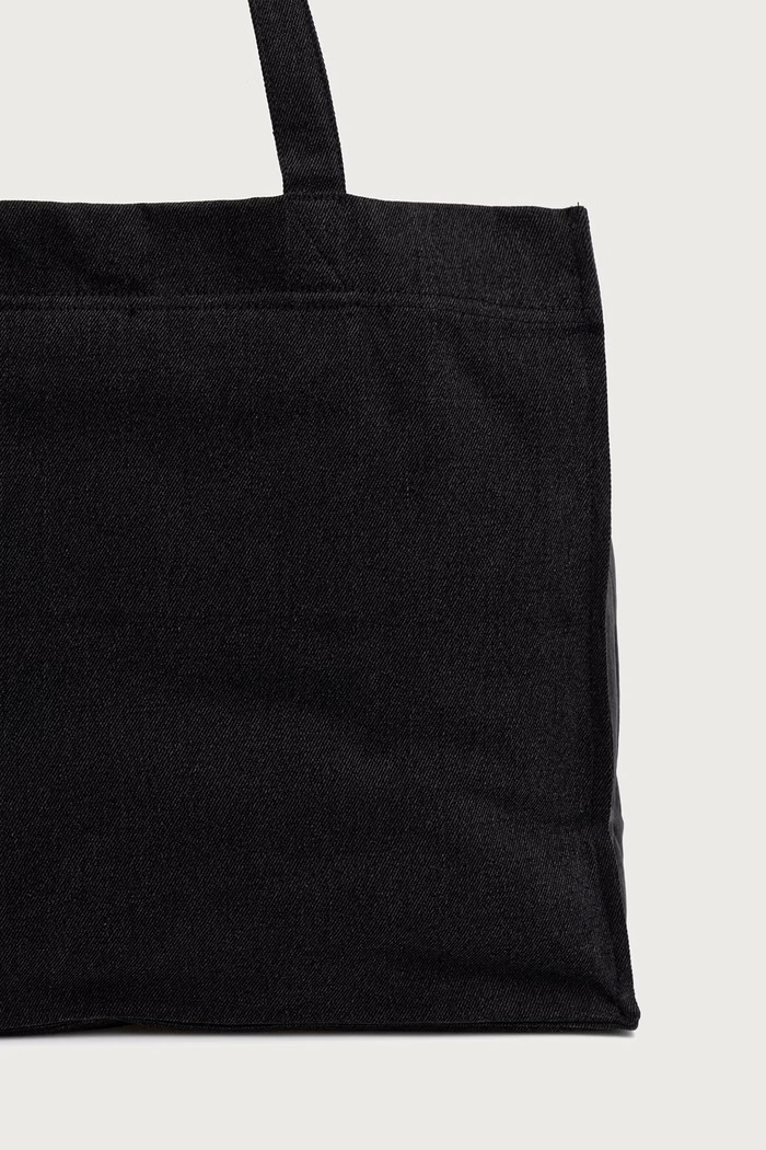 Doplnky Karl Lagerfeld Jeans Materiálová taška rifľová B4W50044 čierna