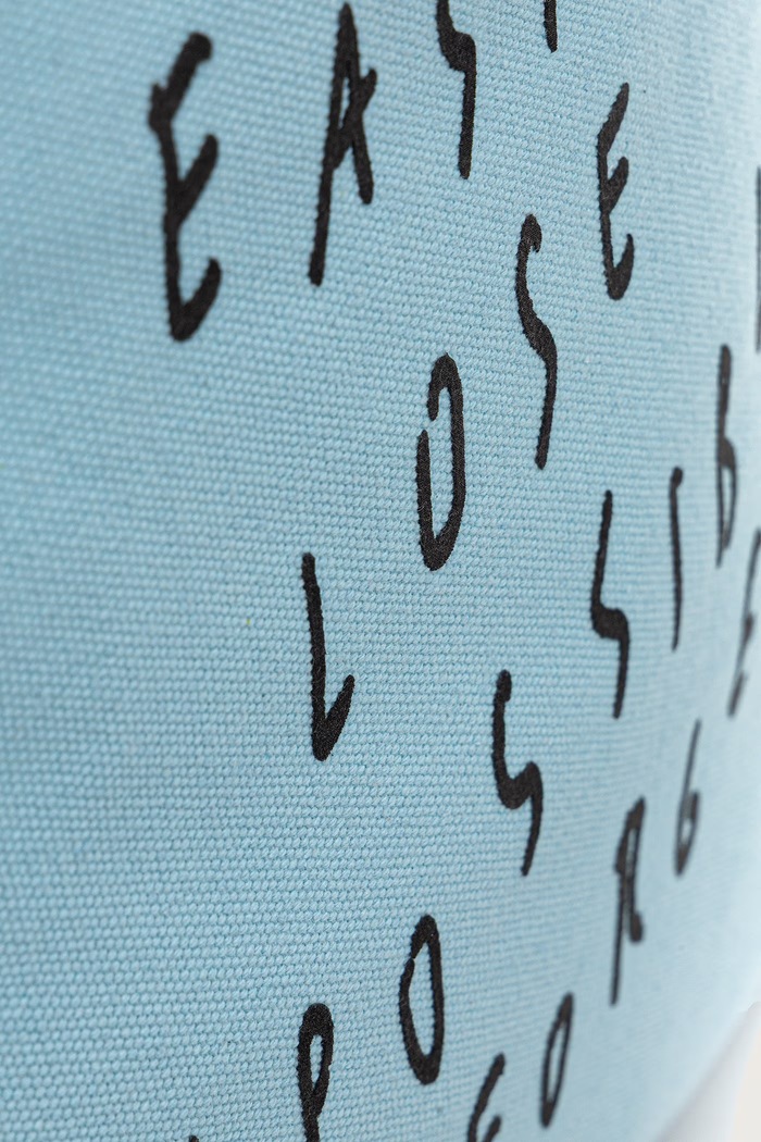 Taška bavlnená x Pietro Terzini Karl Lagerfeld Jeans B4W30265 modrá