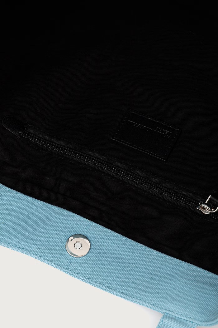 Taška bavlnená x Pietro Terzini Karl Lagerfeld Jeans modrá B4W30265