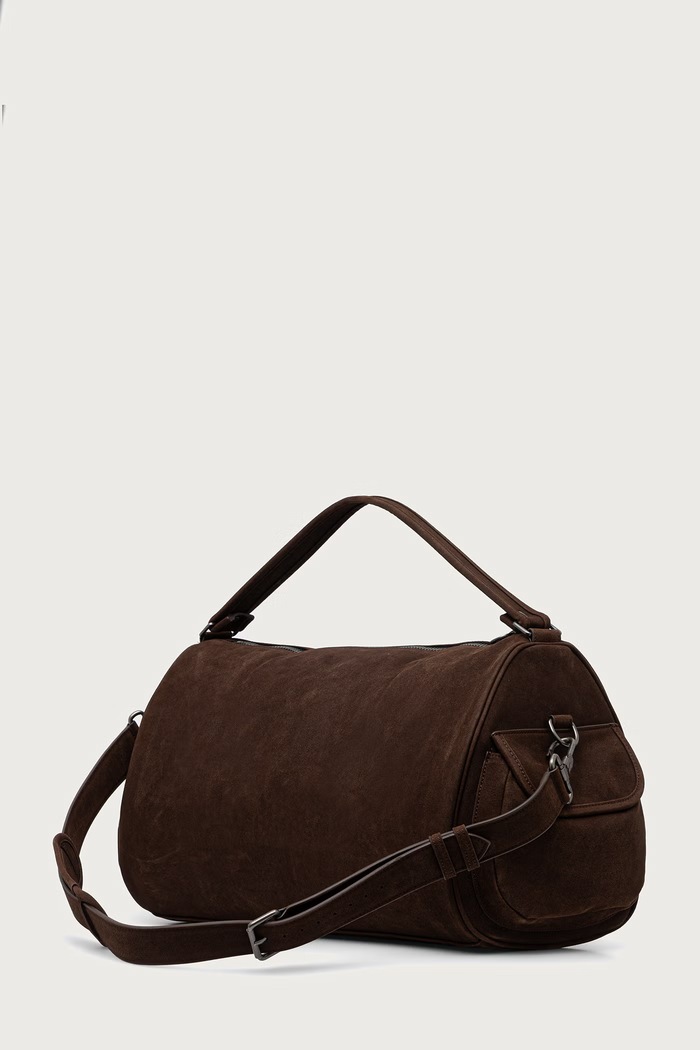 Akcesoria Puma PUMA x LE PERE Barrel torba zamszowa 931330 brązowy