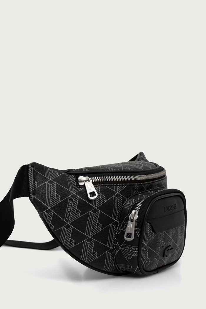Lacoste Nerka z imitacji skóry NH3651LX czarny AW26