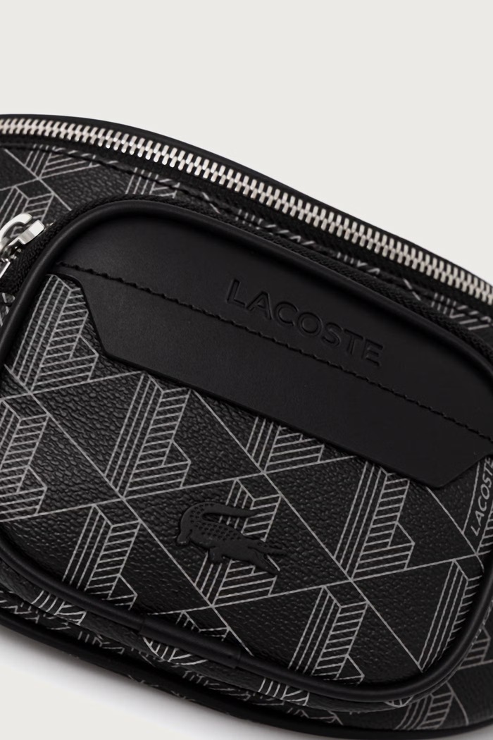 Nerka z imitacji skóry Lacoste NH3651LX czarny