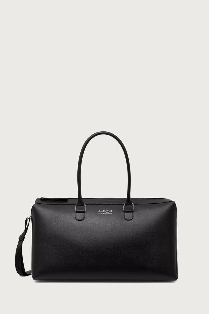 MM6 Maison Margiela Torba skórzana czarny SB6WI0009.P9061