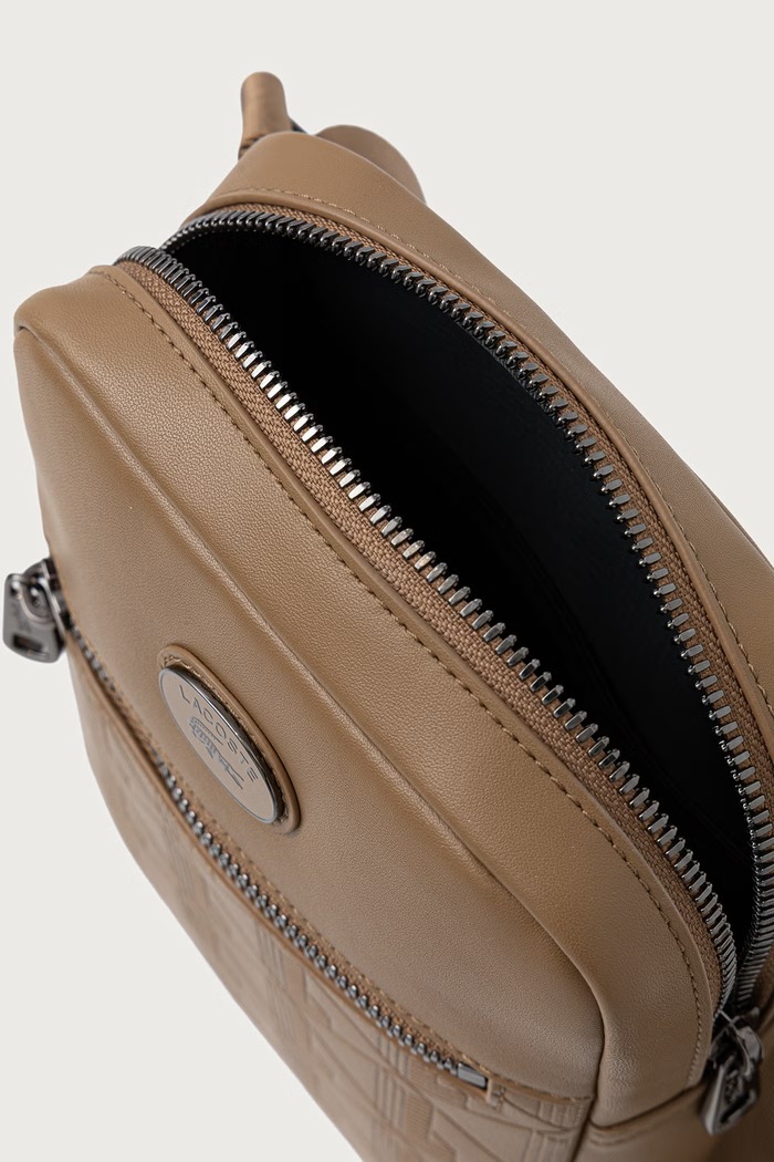 Saszetka Lacoste beżowy NH4486MR