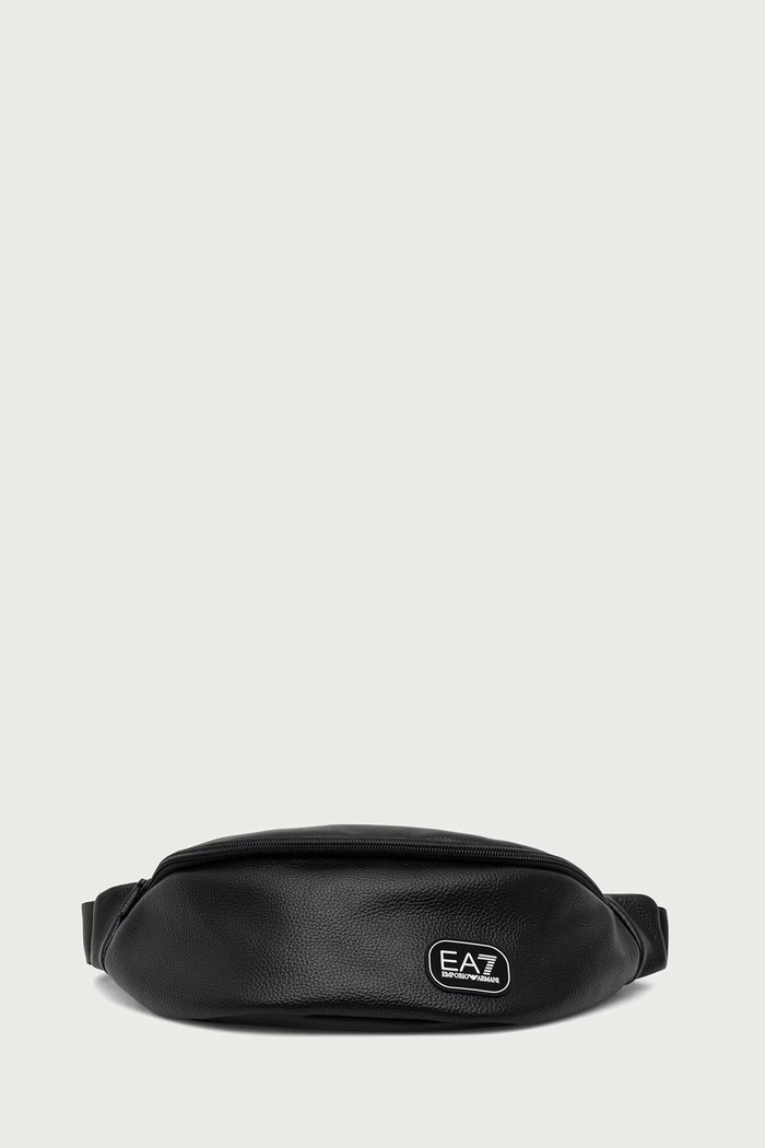 EA7 Emporio Armani nerka z imitacji skóry czarny AF29345.7X000073