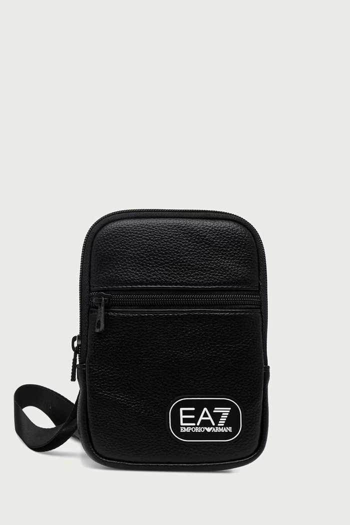 EA7 Emporio Armani saszetka męska z imitacji skóry czarny AF29345.7X000391
