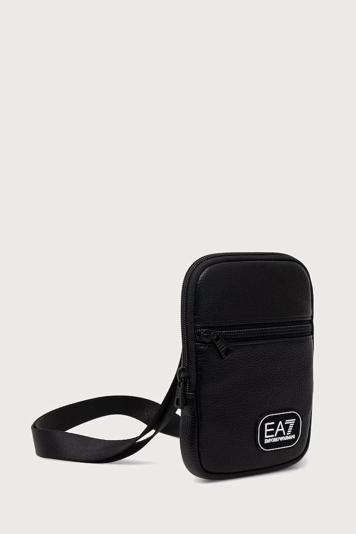 EA7 Emporio Armani saszetka męska z imitacji skóry AF29345.7X000391 czarny AW26