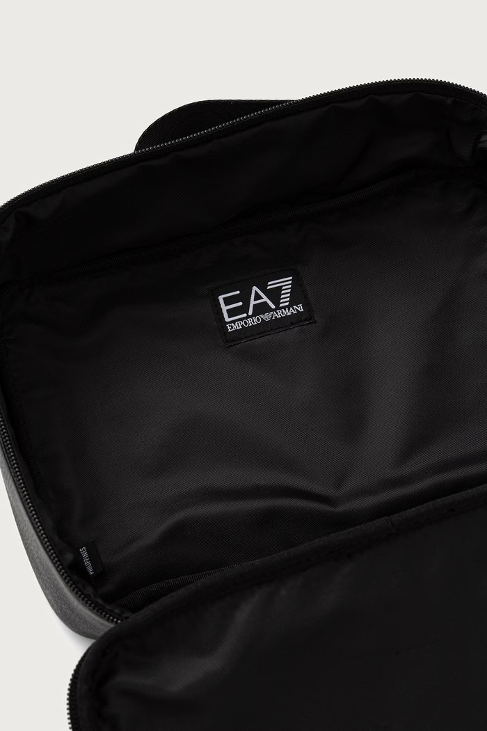 EA7 Emporio Armani kosmetyczka męska z imitacji skóry czarny AF29345.7X000756