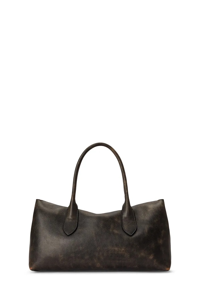 Polo Ralph Lauren torebka shopper niemowlęca skórzana 428P14289001 czarny AW26