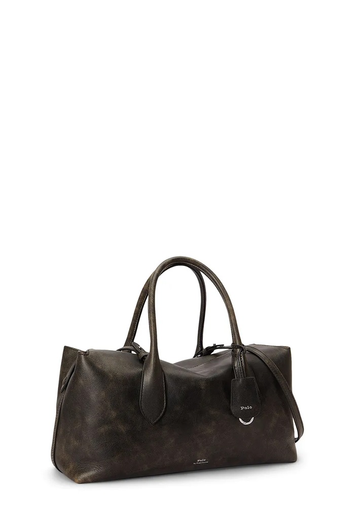 Akcesoria Polo Ralph Lauren torebka shopper niemowlęca skórzana 428P14289001 czarny