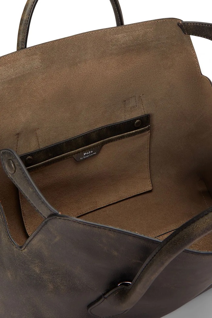Polo Ralph Lauren torebka shopper niemowlęca skórzana 428P14289001 czarny