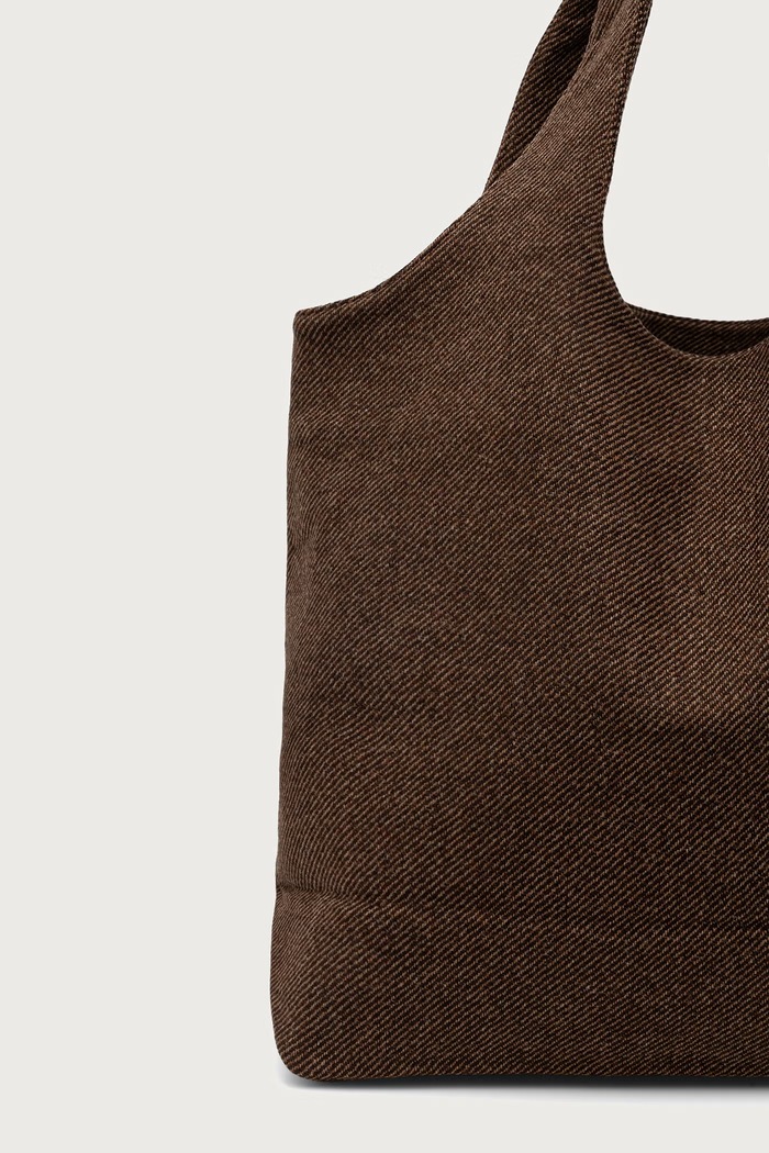 Akcesoria A.P.C. Damska tote z wełną tote ninon WOATC.M61565 brązowy