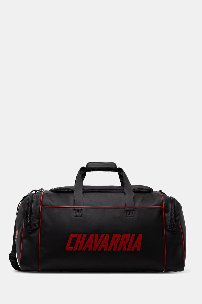 adidas Originals x Willy Chavarria torba podróżna skórzana czarny KY2807