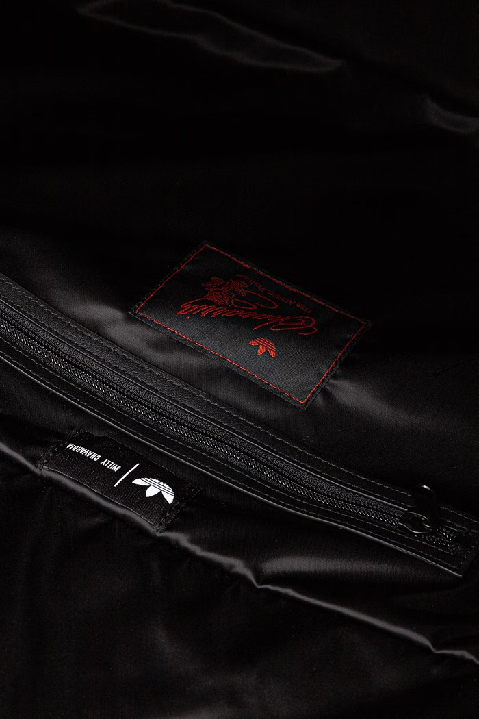 adidas Originals x Willy Chavarria torba podróżna skórzana czarny KY2807