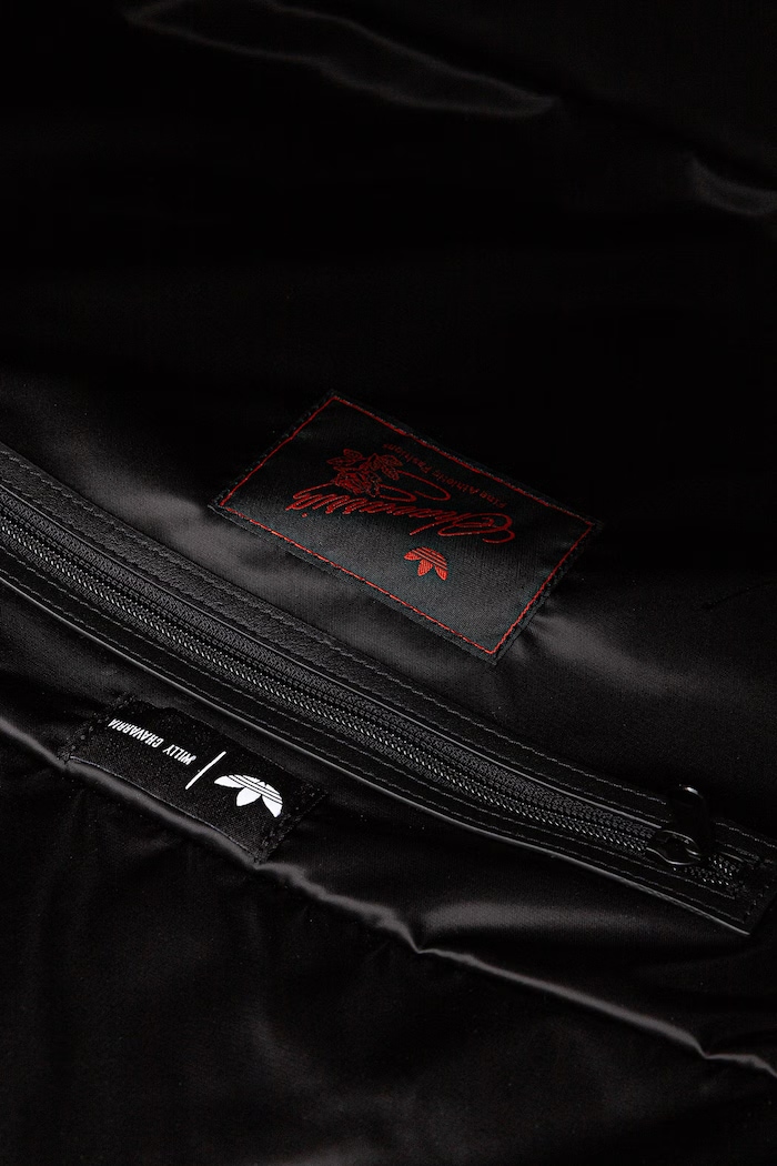 adidas Originals x Willy Chavarria torba podróżna skórzana czarny KY2807
