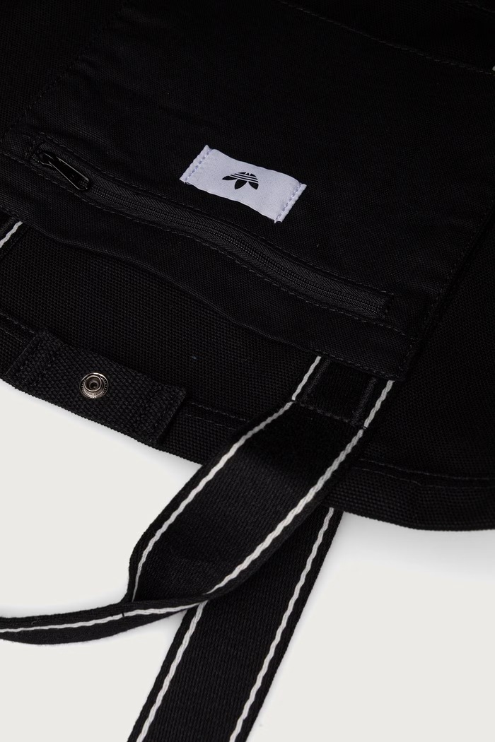 Športová taška bavlnená Originals Sport adidas Performance čierna LF2440